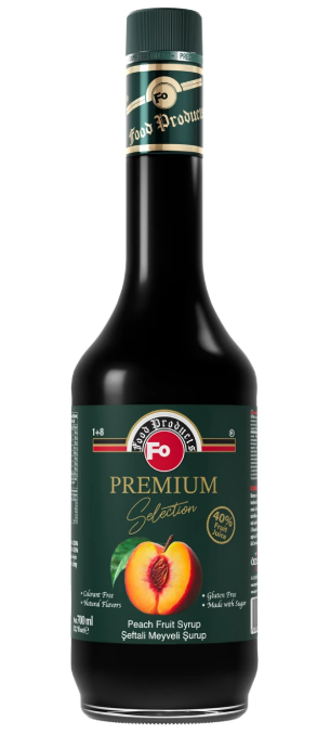 Fo Premium Peach Syrup 70Cl