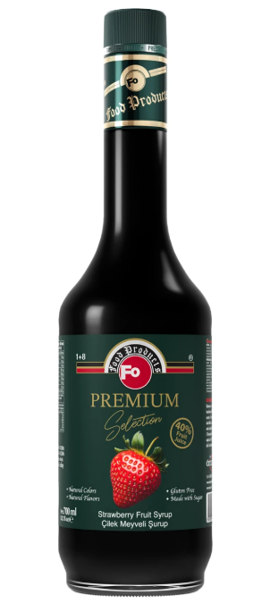 Fo Premium Strawberry Syrup 70Cl
